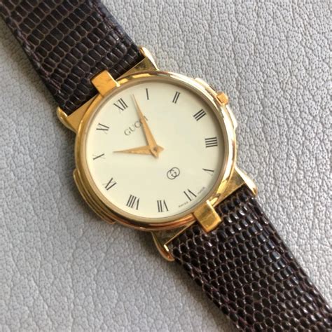 gucci vintage silver watch|authentic vintage Gucci watch.